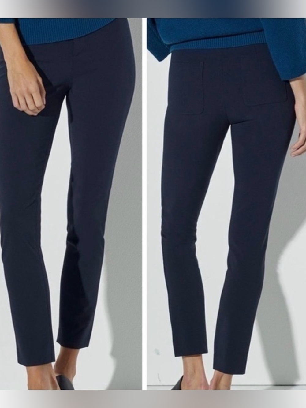NWT The Reset R Label Skinny Stretch Pant Midnight Navy size Small